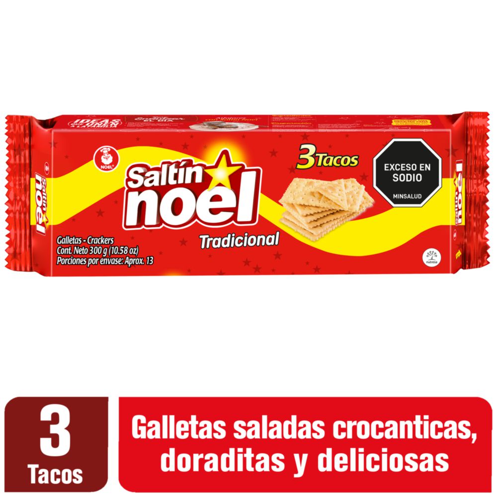 Galletas SALTIN NOEL tradicional x3 tacos (300  gr) img #1