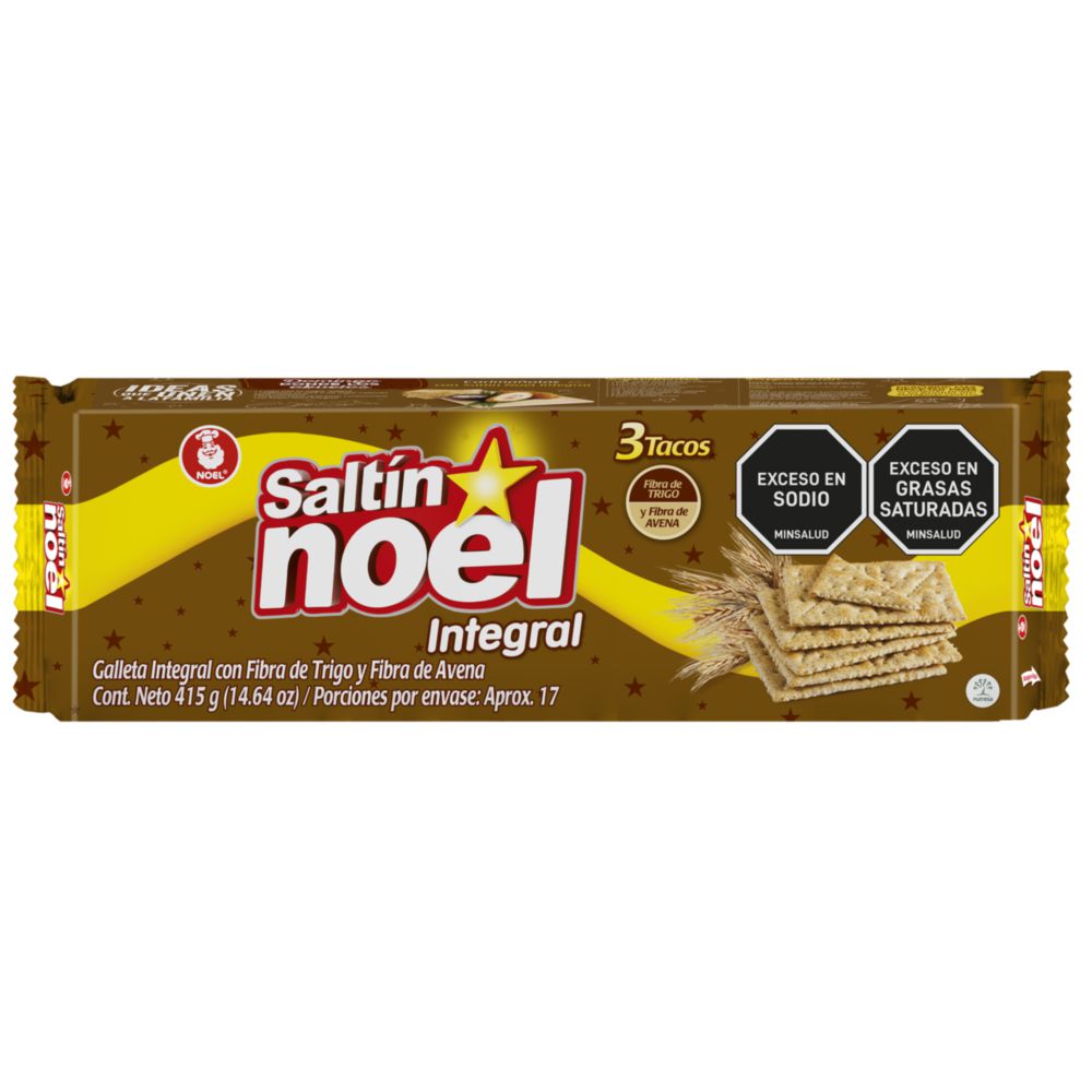 Galletas SALTIN NOEL doble fibra x3 tacos (415  gr) img #2