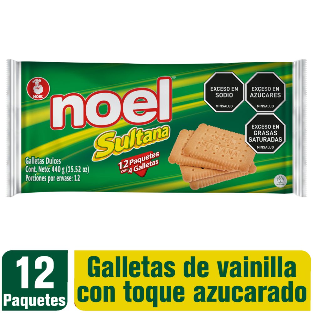Galletas NOEL sultana con toque de azúcar (440  gr) img #1