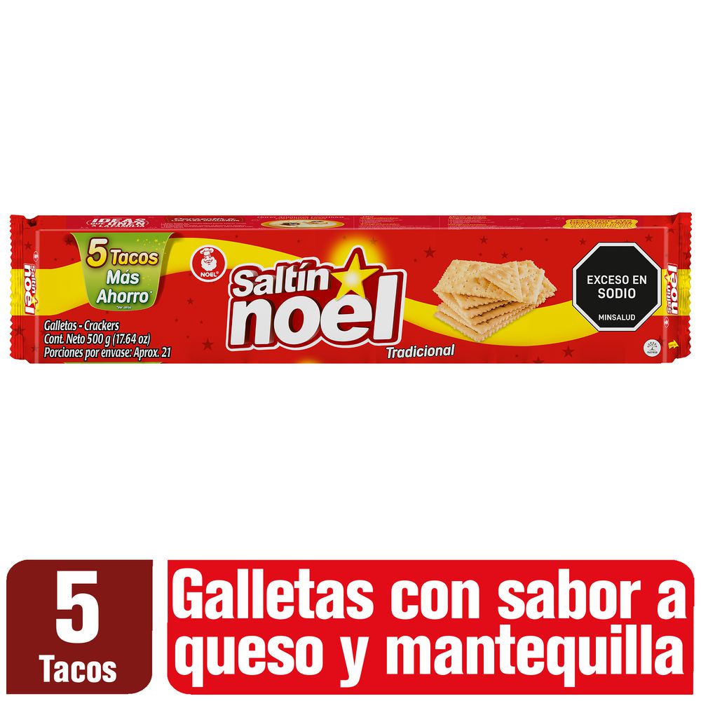 Galletas SALTIN NOEL tradicional x5 tacos (500  gr) img #1