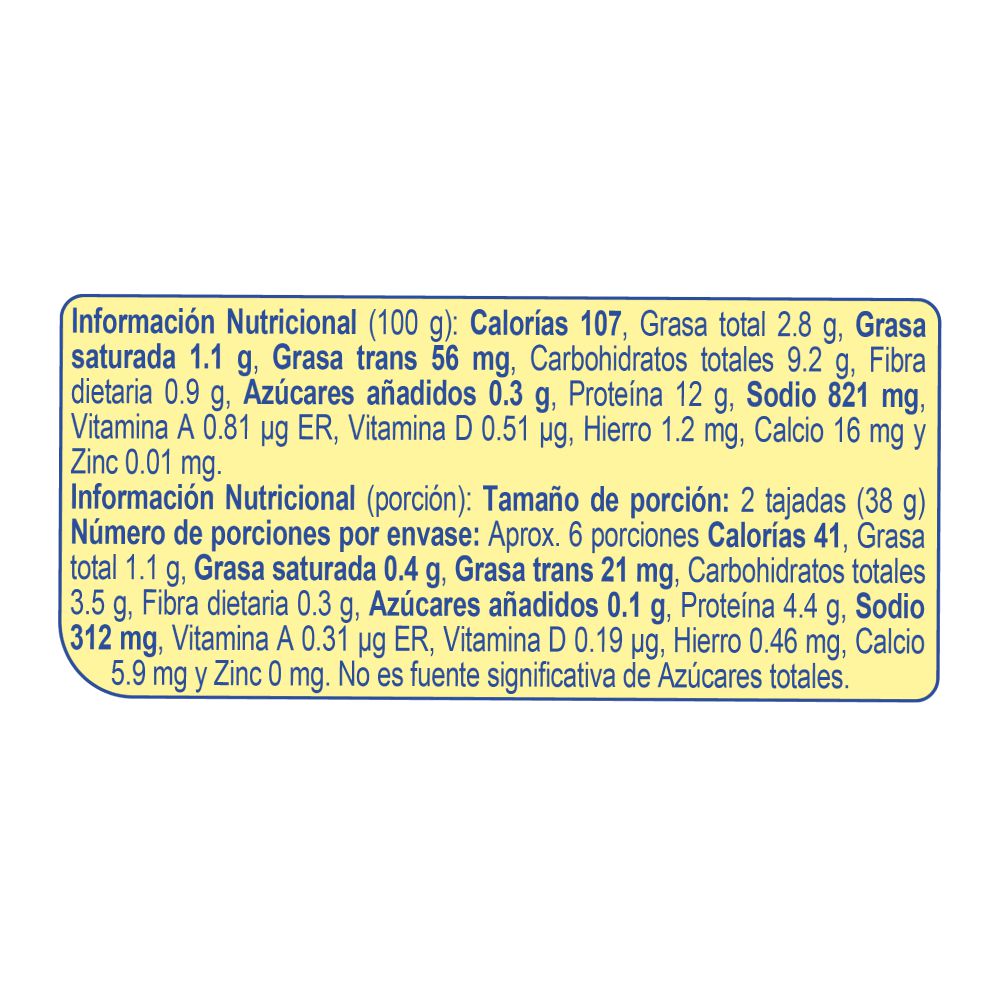 Jamón  RICA de cerdo (230  gr) img #3