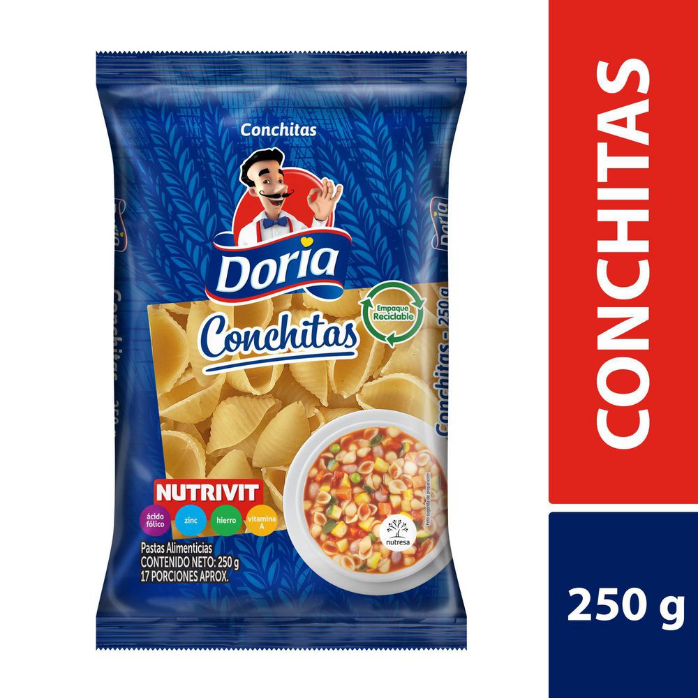 Pastas DORIA conchitas (250  gr) img #1