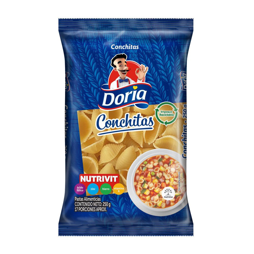 Pastas DORIA conchitas (250  gr) img #2