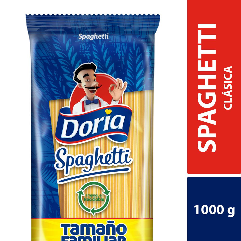Pastas DORIA spaghetti clásico (1000  gr) img #1