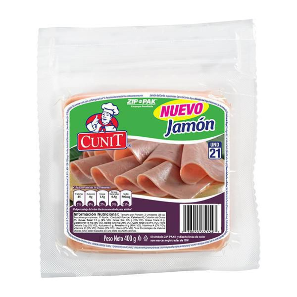 Jamón  CUNIT de cerdo (400  gr) img #1