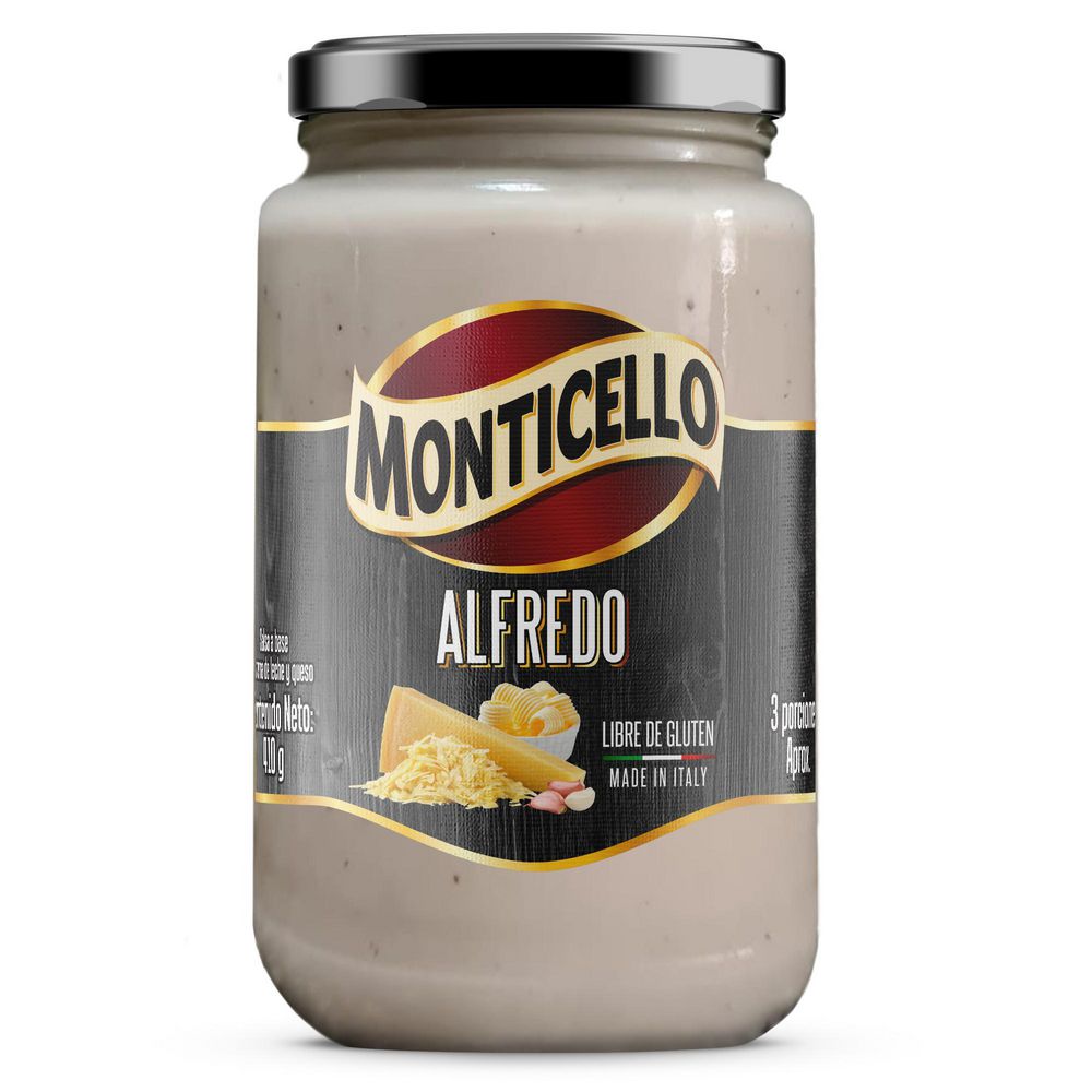 Salsa Alfredo MONTICELLO premium (410  gr) img #2