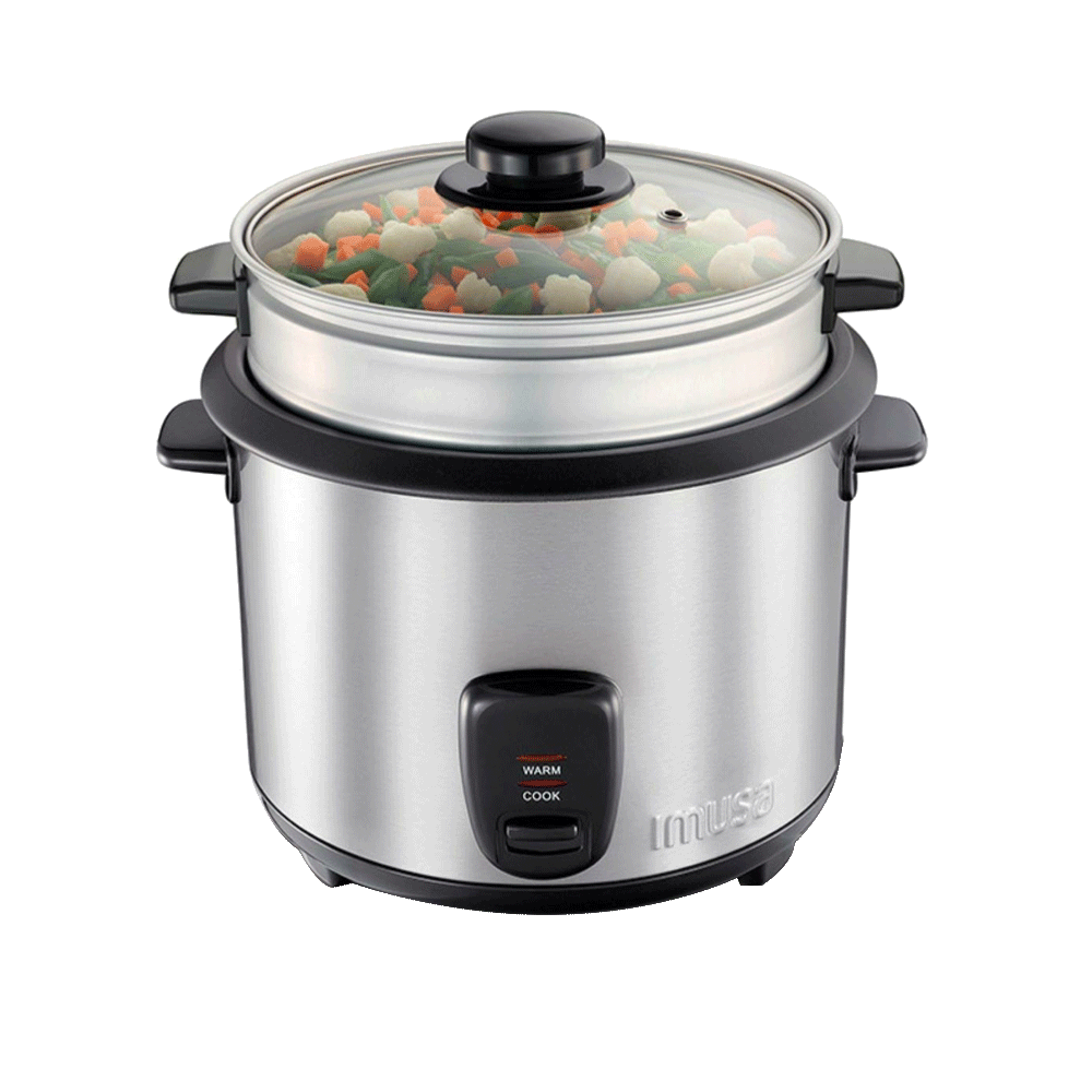 Olla Arrocera Imusa Inox 10 Tazas Gris img #1