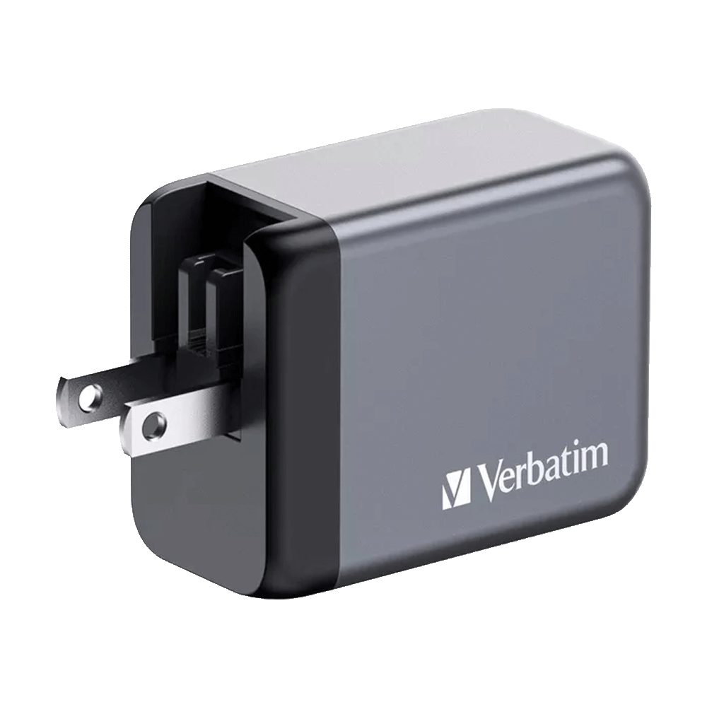 Cargador de Pared Verbatim GaN 200W 4 Puertos Gris img #1
