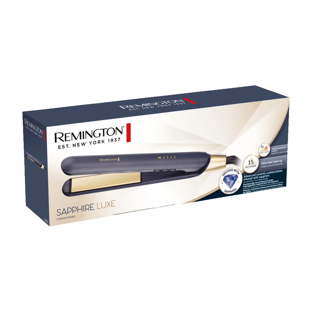 Plancha de Cabello Remington Sapphire Luxe S5805 Azul Marino img #2