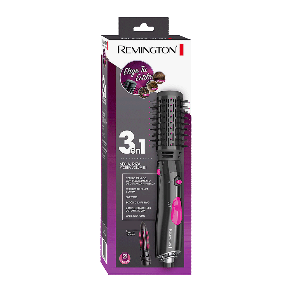 Cepillo de Aire Remington 3 en 1 AS7051 Negro img #3
