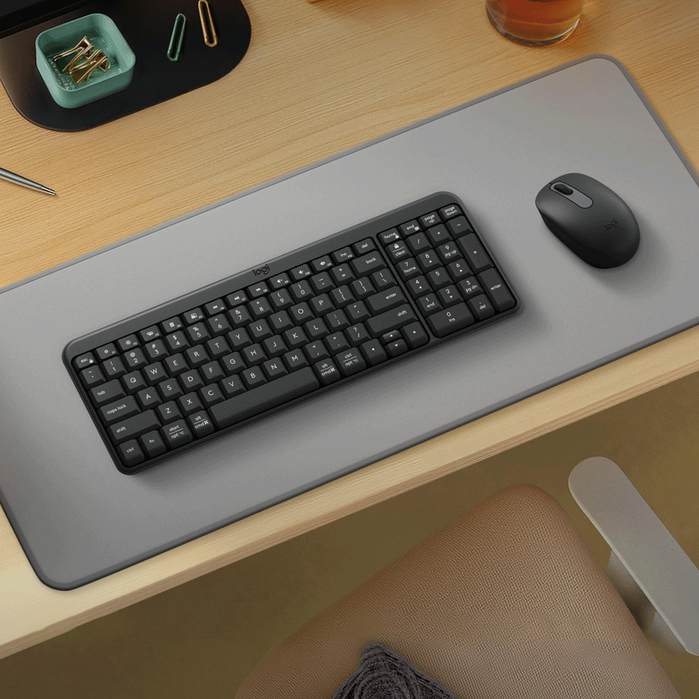 Combo Teclado Mouse Inalambrico Logitech MK250 Negro img #3
