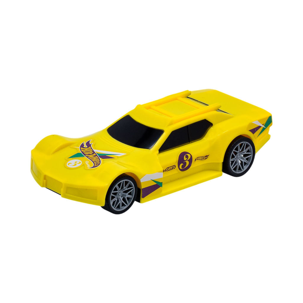 Vehiculo Friccion Driftsta Amarillo Hot Wheels img #2
