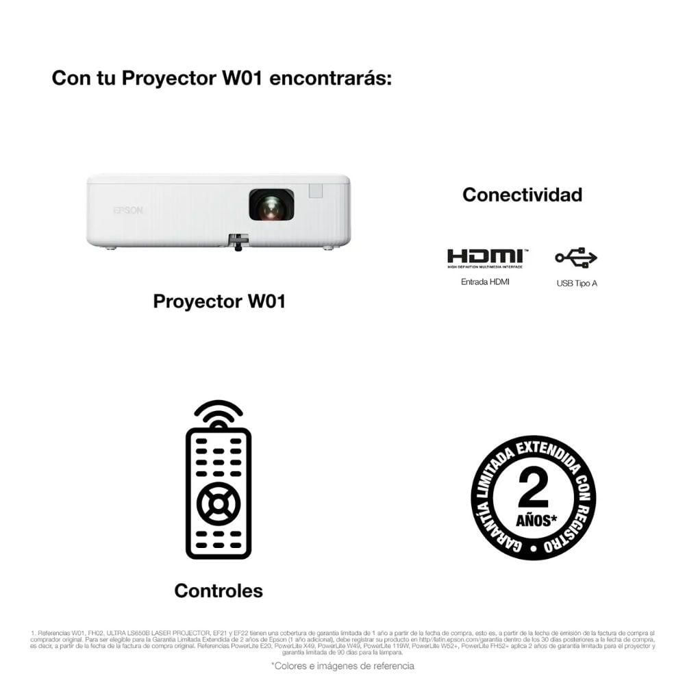Proyector  EPSON  W01 img #8
