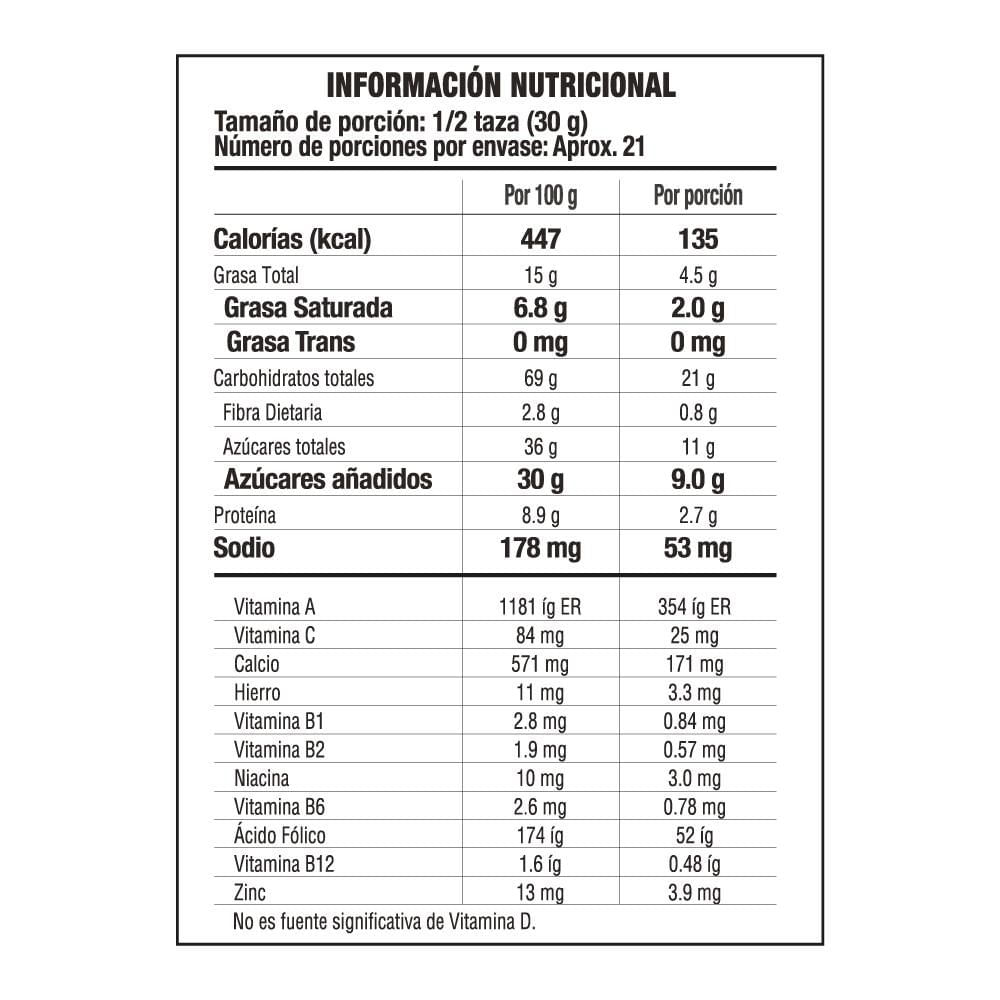 Cereal FLIPS relleno chocolate (640  gr) img #3