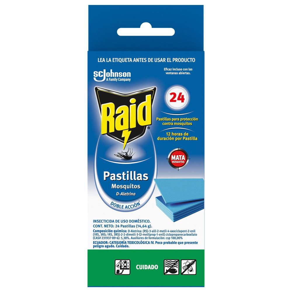Repelente Pastillas 24 Rpto RAID 24  und img #1