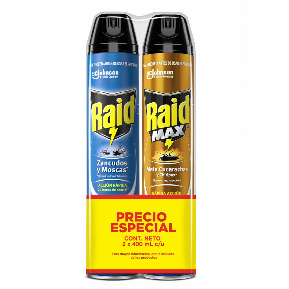 Insecticida Aerosol Vola+Rast RAID 800  ml img #1