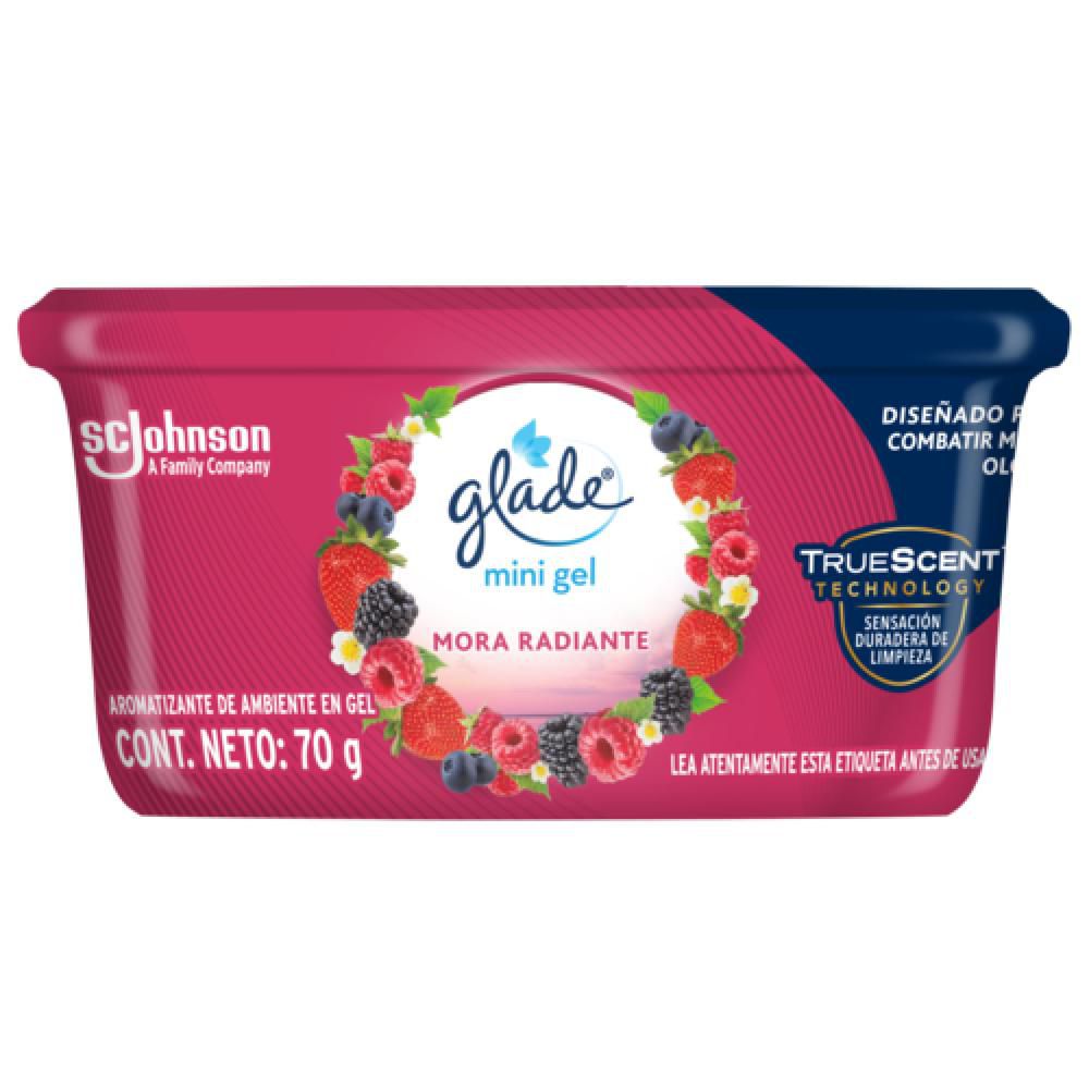 Ambientador GLADE mini gel mora radiante (70  gr) img #1