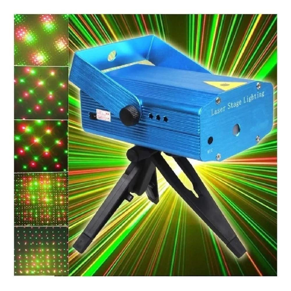 Proyector Láser Multifunción Con Luces No Generico img #3