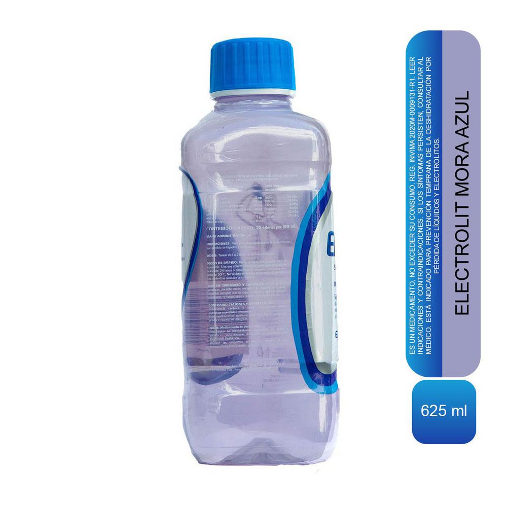 Suero ELECTROLIT Rehidratante mora azul (625  ml) img #3