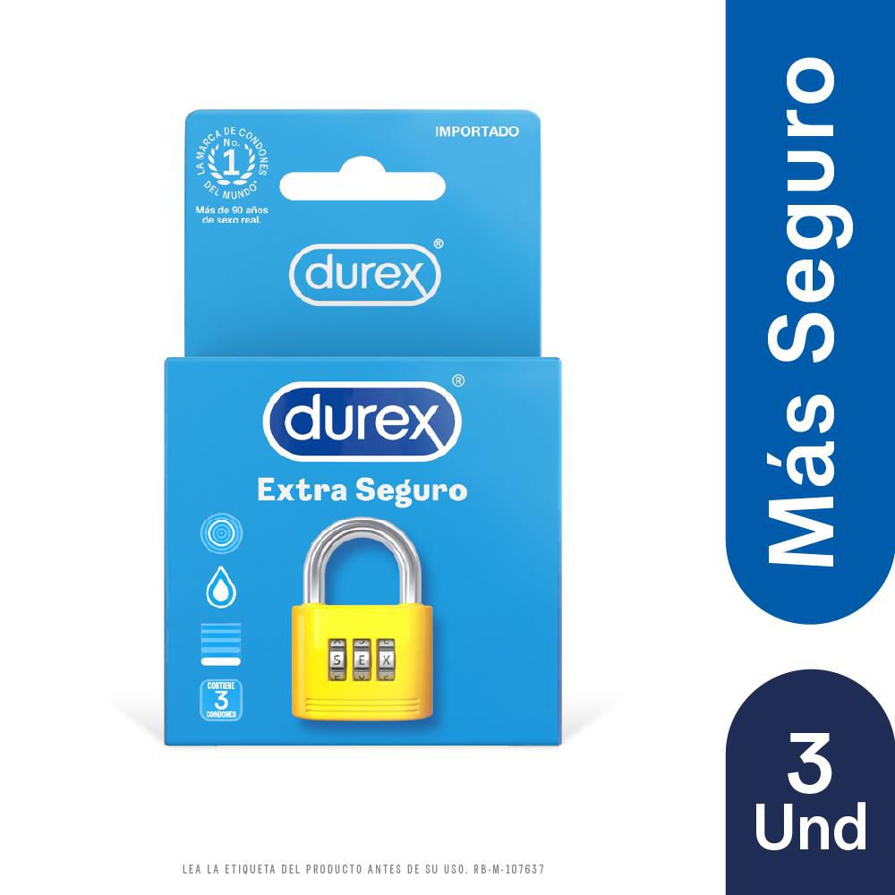 Condon DUREX Extra seguro (3  und) img #1