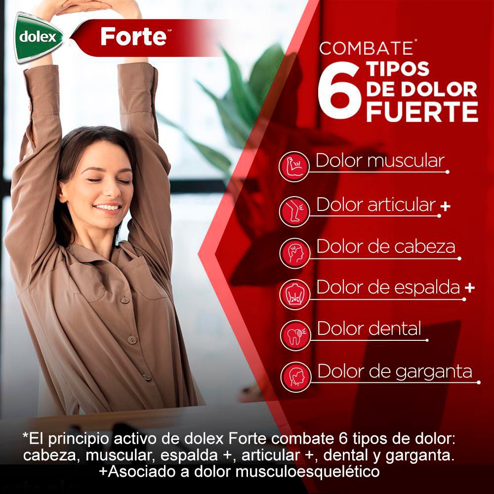 Acetaminofen DOLEX FORTE (10  und) img #2