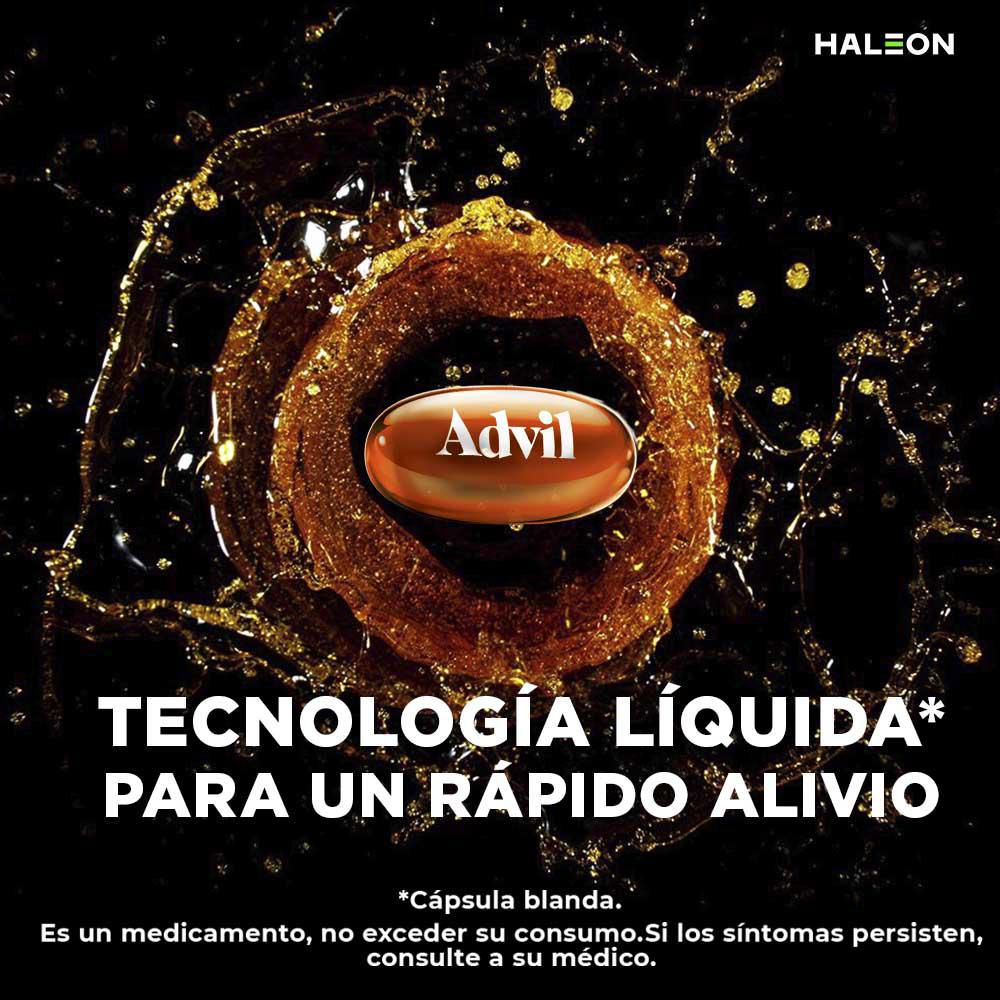 Cápsulas ADVIL ultra severos dolores de cabeza (20  und) img #3