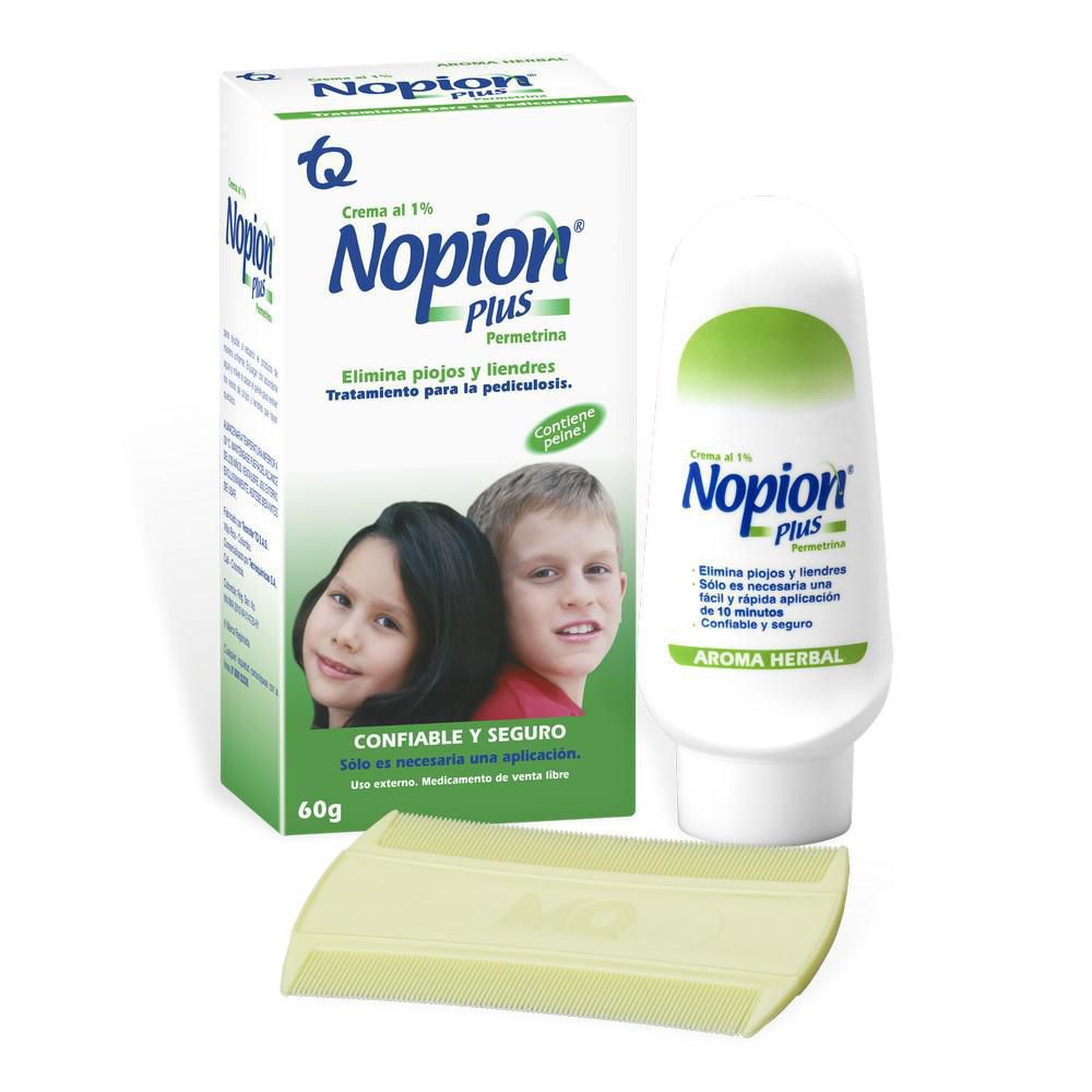 Medicamento anti piojos NOPION aroma herbal (60  ml) img #2