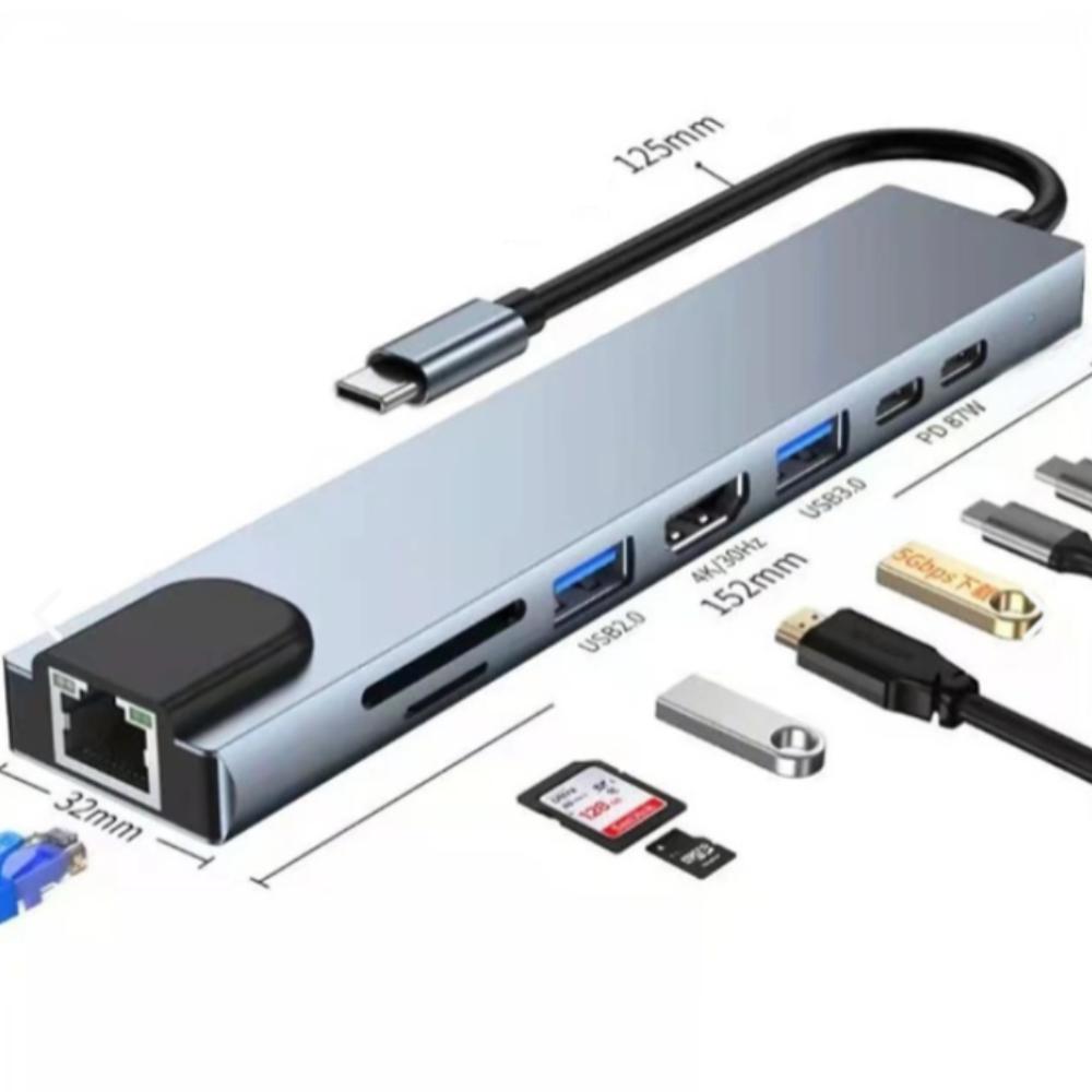 Convertidor Tipo C 8 En 1 img #2