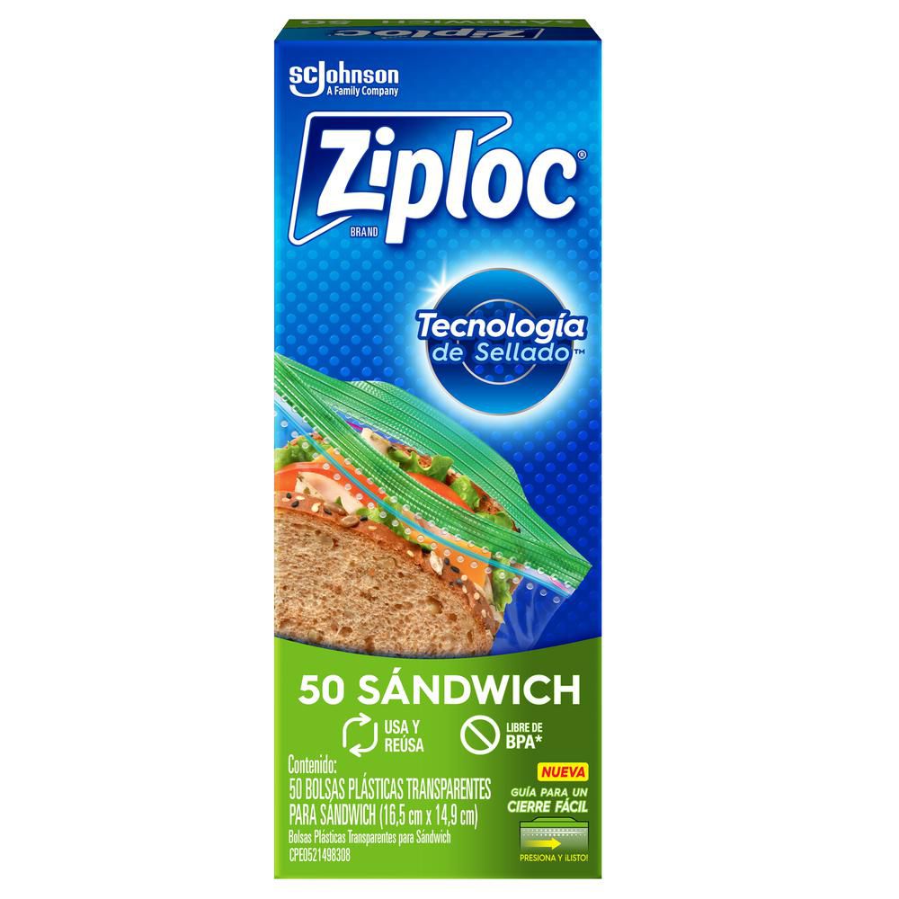 Bolsa para sándwich ZIPLOC abre fácil   20x14.9 cm img #7