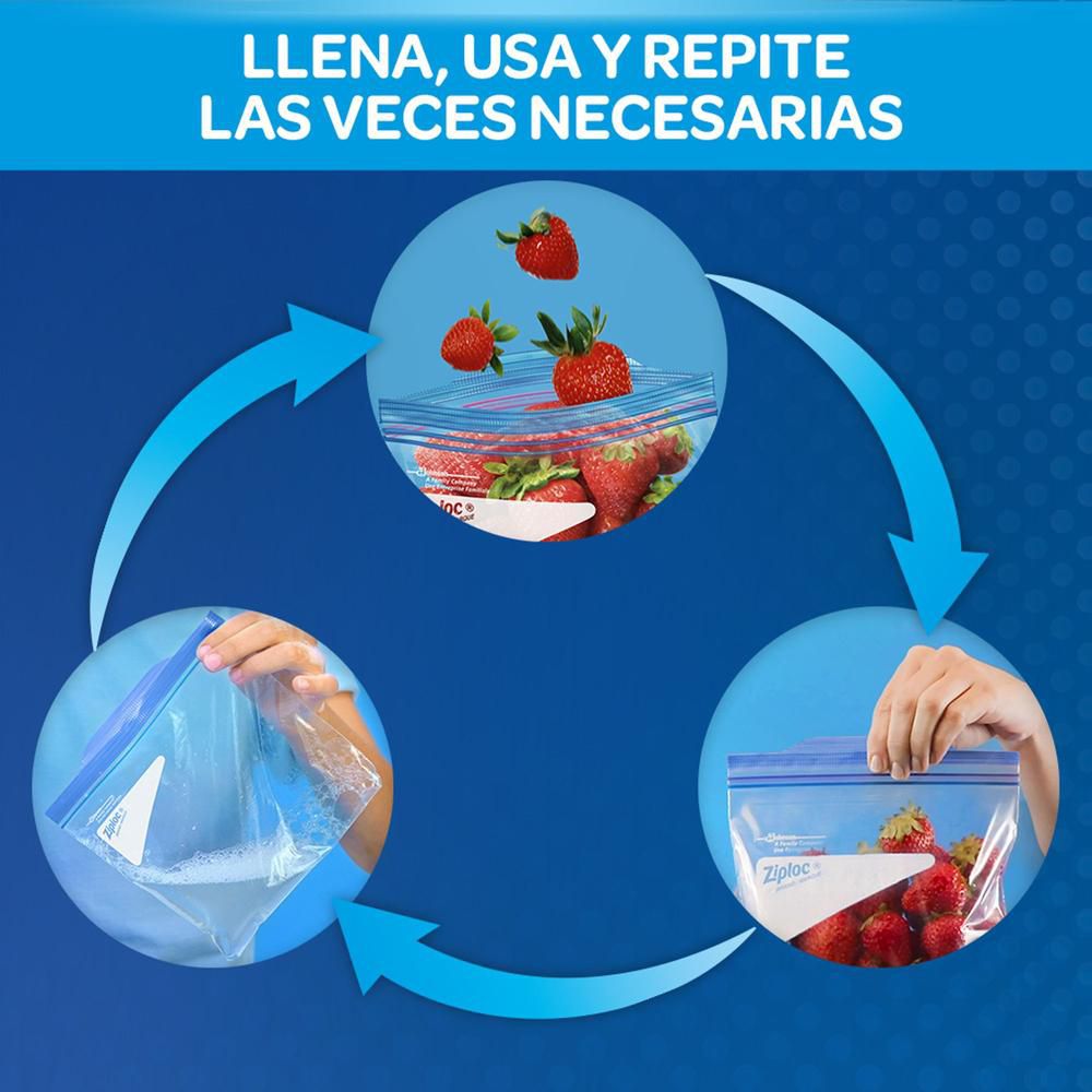 Bolsa para sándwich ZIPLOC abre fácil 16,5x14,9 cm img #2