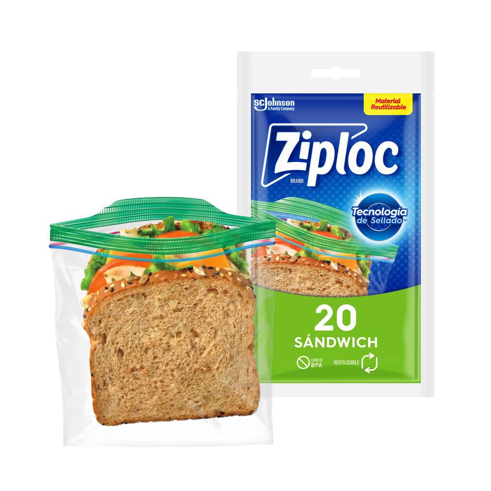 Bolsa para sándwich ZIPLOC abre fácil 16,5x14,9 cm img #7