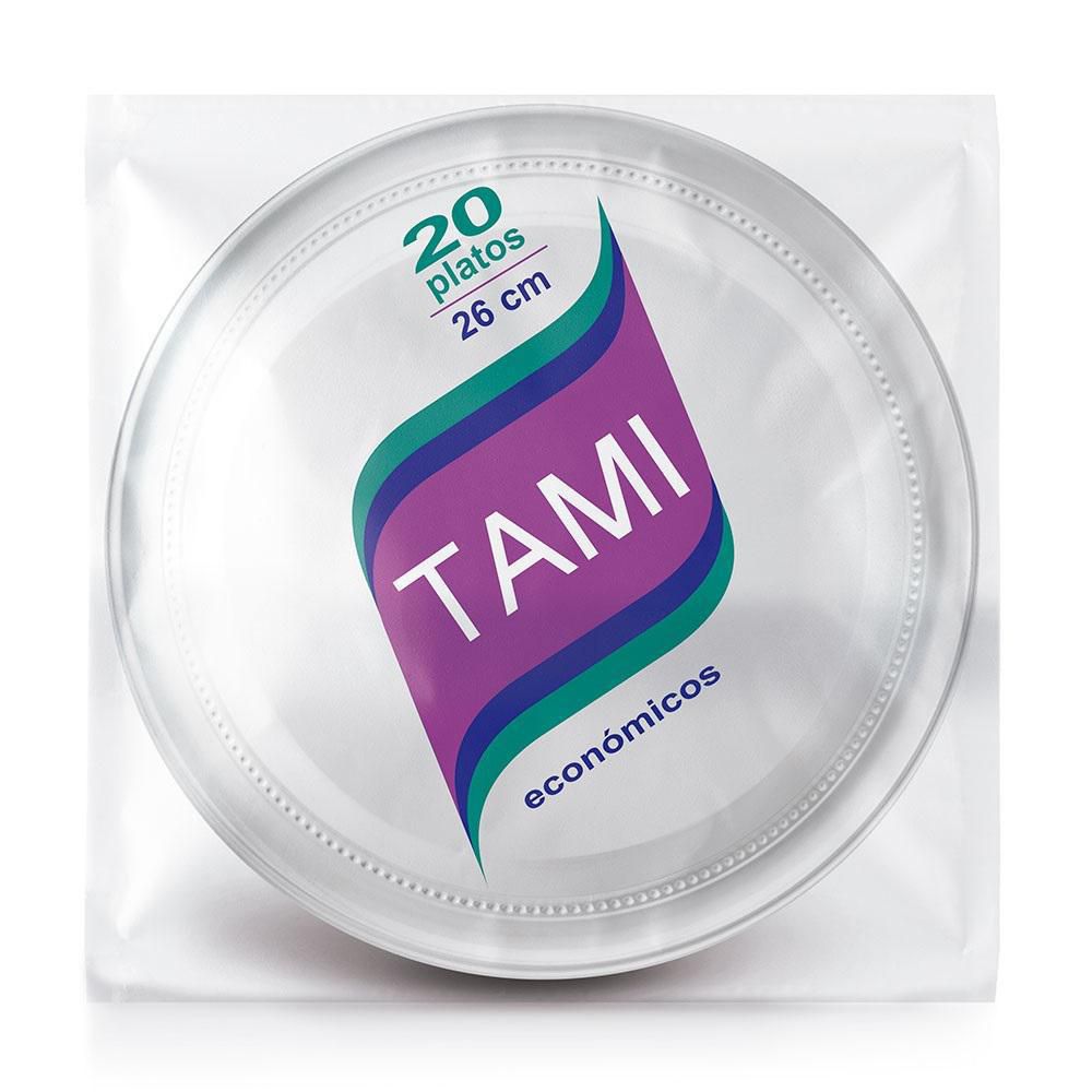 Platos desechables TAMI pando 26 cm img #1
