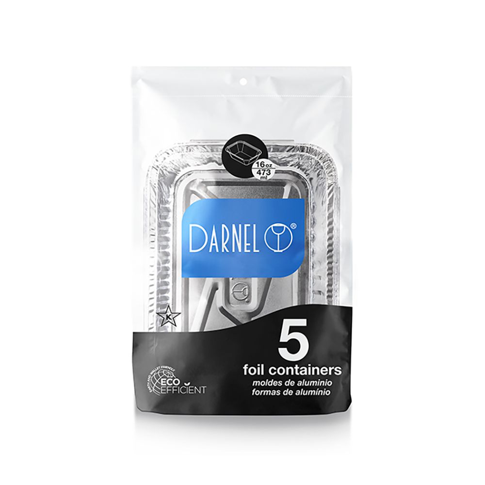 Molde de aluminio DARNEL desechables 16 Oz img #1