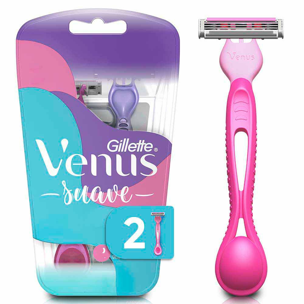Cuchilla de afeitar VENUS suave con aloe vera (2  und) img #1