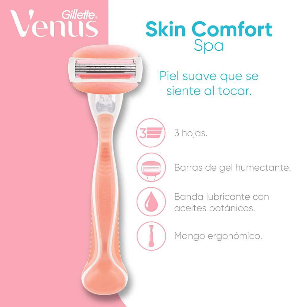 Repuesto cuchilla de afeitar VENUS skin comfort spa (2  und) img #2