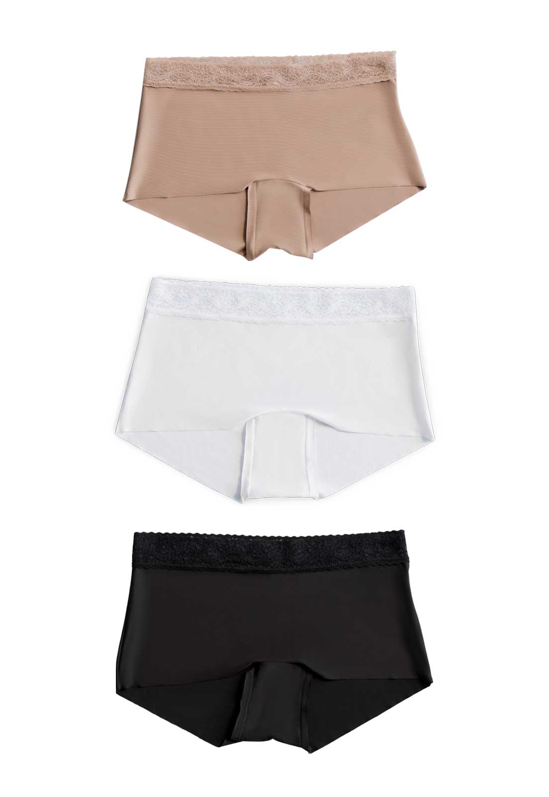 Cachetero Paq X3 Mujer Multicolor Fi 100524 Talla S
