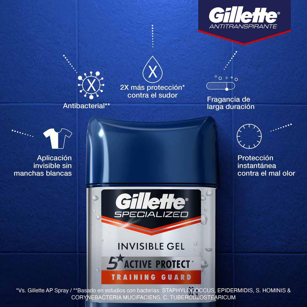 Antitranspirante GILLETTE hombre training gel (164  gr) img #2