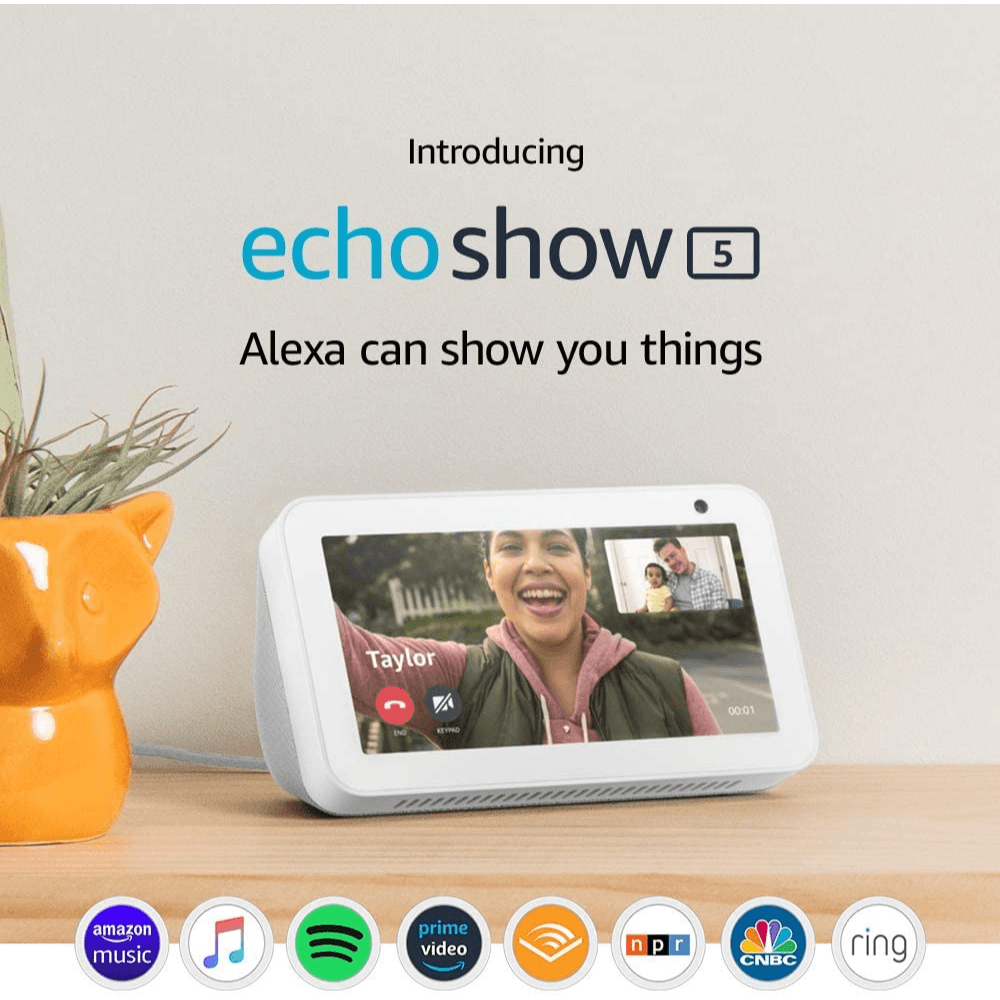 Asistente Inteligente Con Pantalla Amazon Echo Show 5 Alexa Blanco img #2