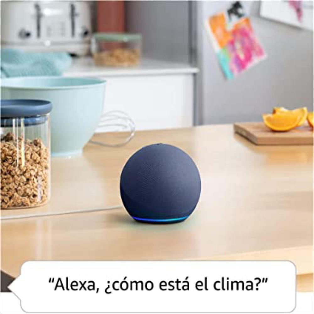 Amazon Echo Dot 5 Gen Con Alexa Asisente Inteligente Negro img #3