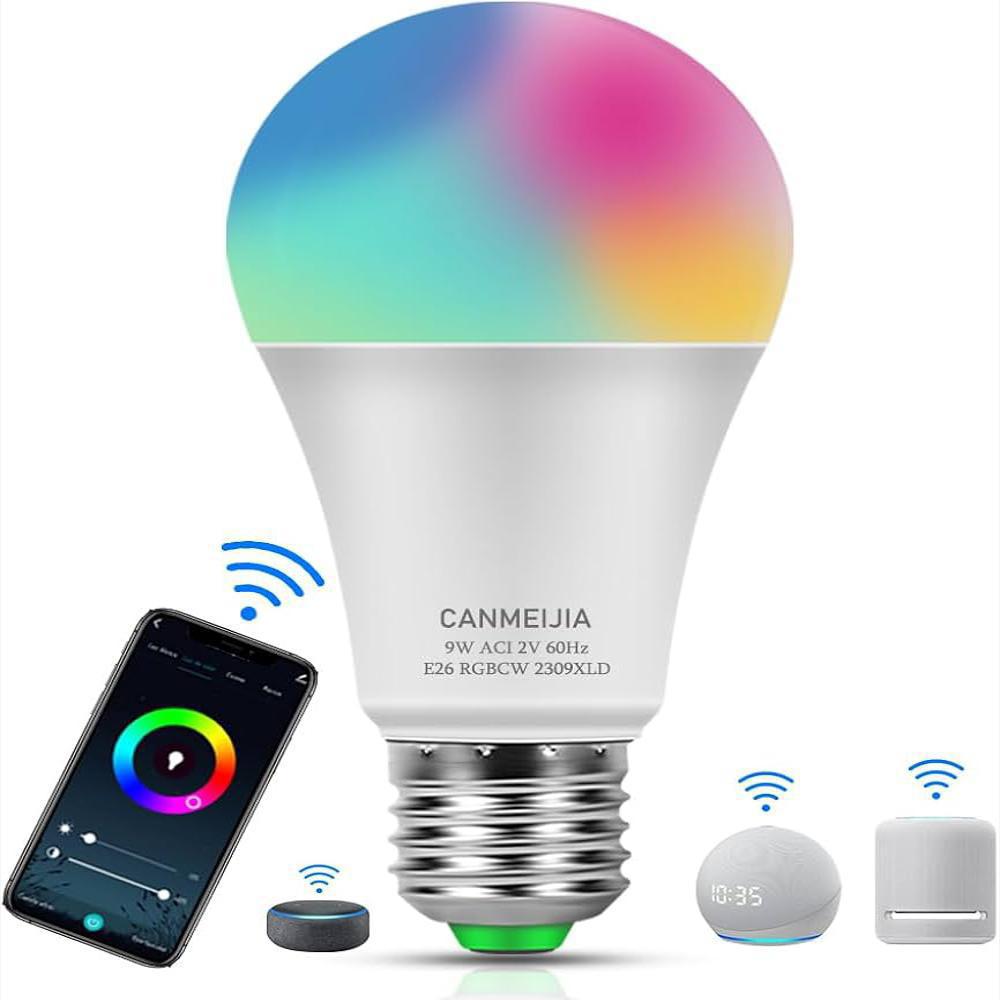 Alexa Amazon Parlante Echo Dot 5ª Blanco Y Bombillo Led 9W img #4