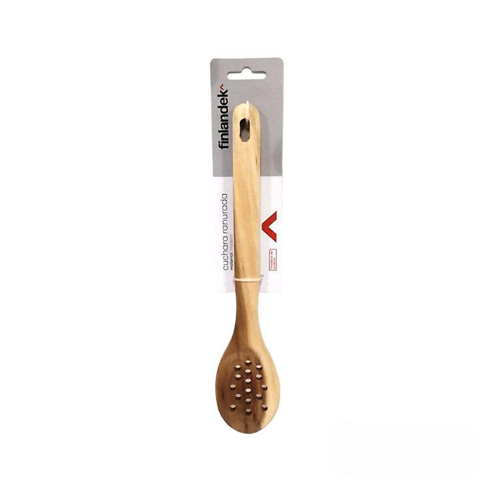 Cuchara Ranurada De Madera FINLANDEK T225002A2 img #1