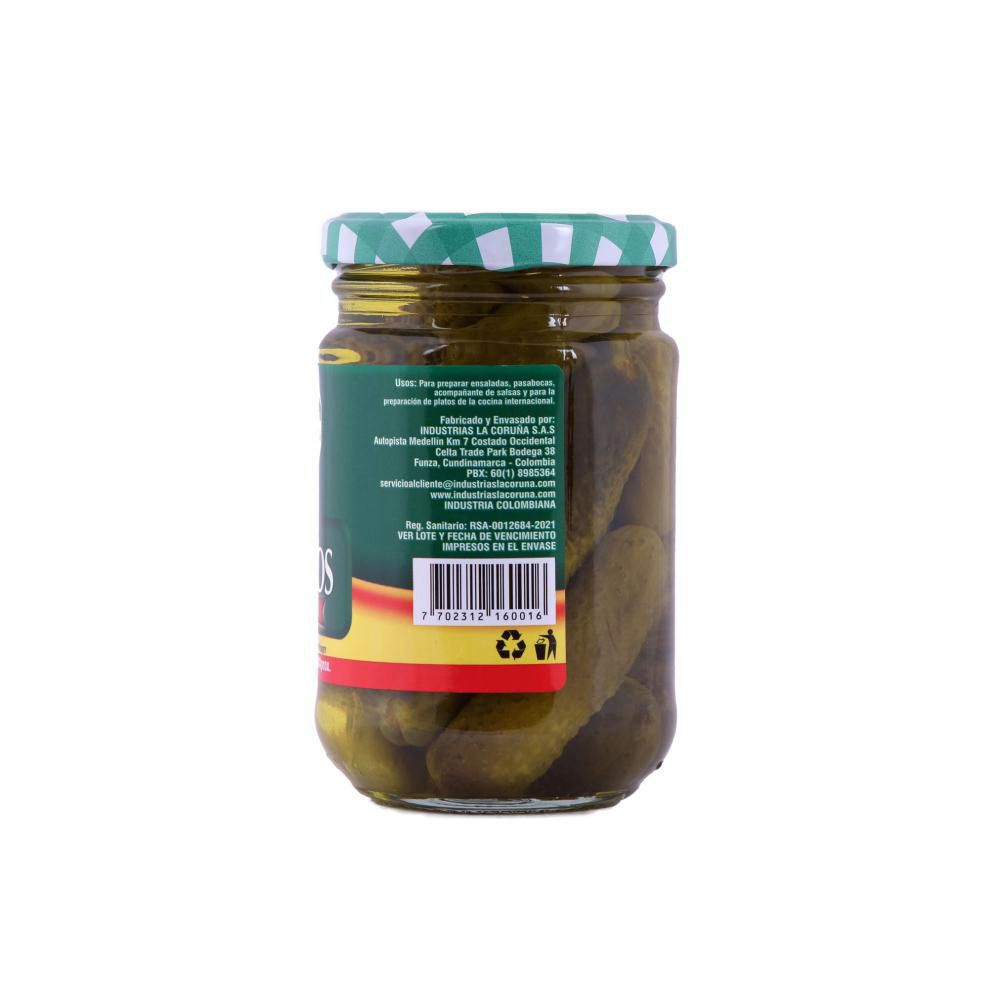 Pepinillos LA CORUNA en vinagre (145  gr) img #3