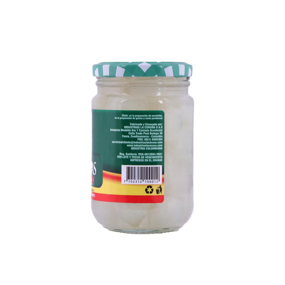 Cebollitas LA CORUNA blancas en vinagre (150  gr) img #3