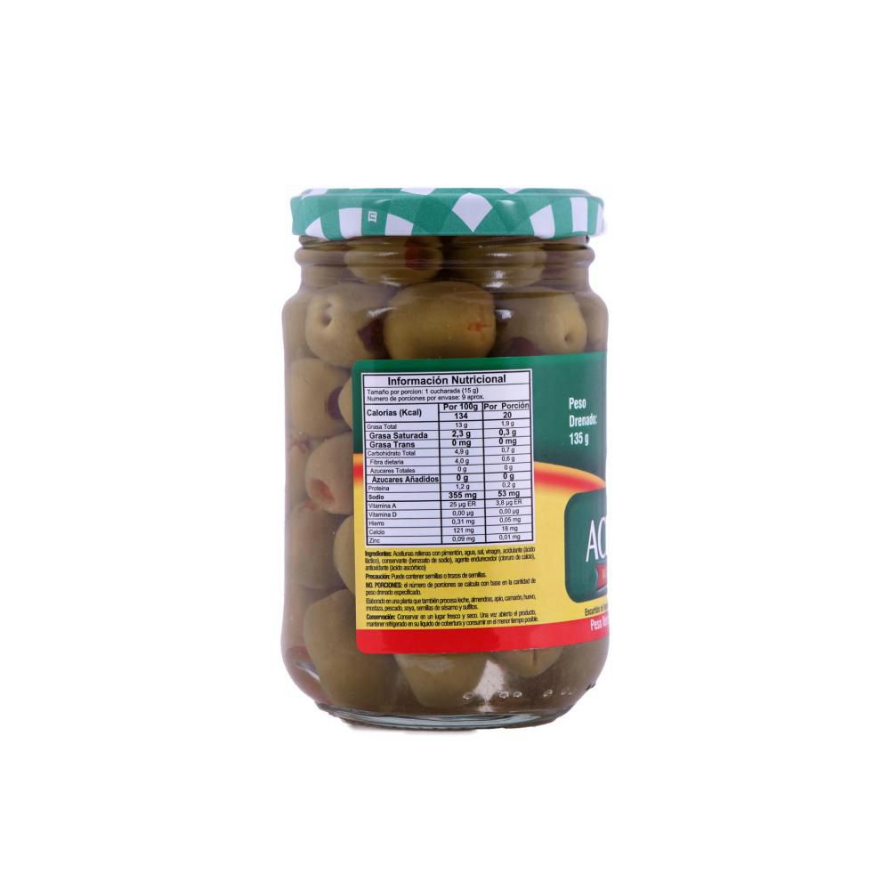 Aceitunas LA CORUNA rellenas con pimentón (140  gr) img #2