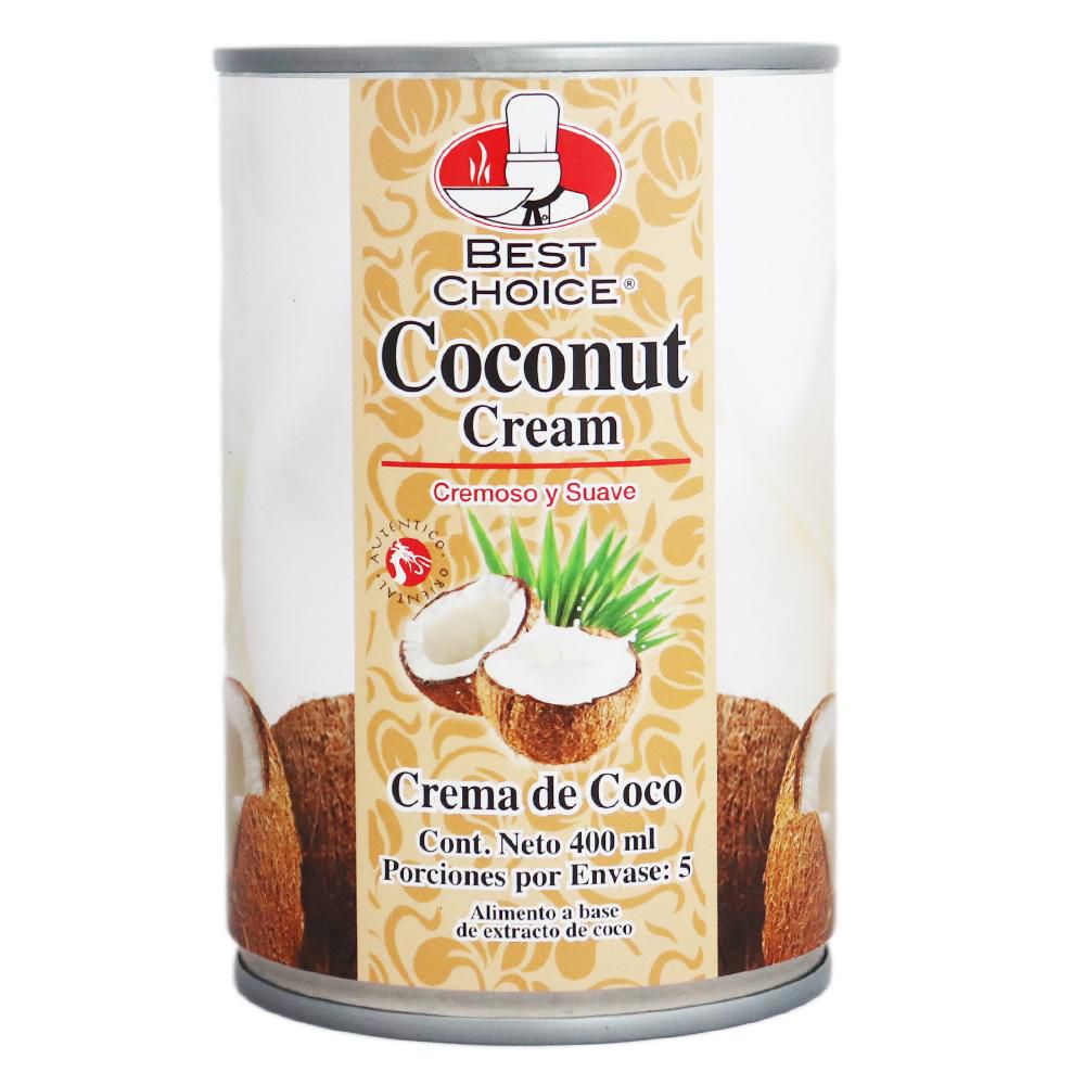Crema de coco BEST CHOICE cremoso y suave (400  ml) img #1