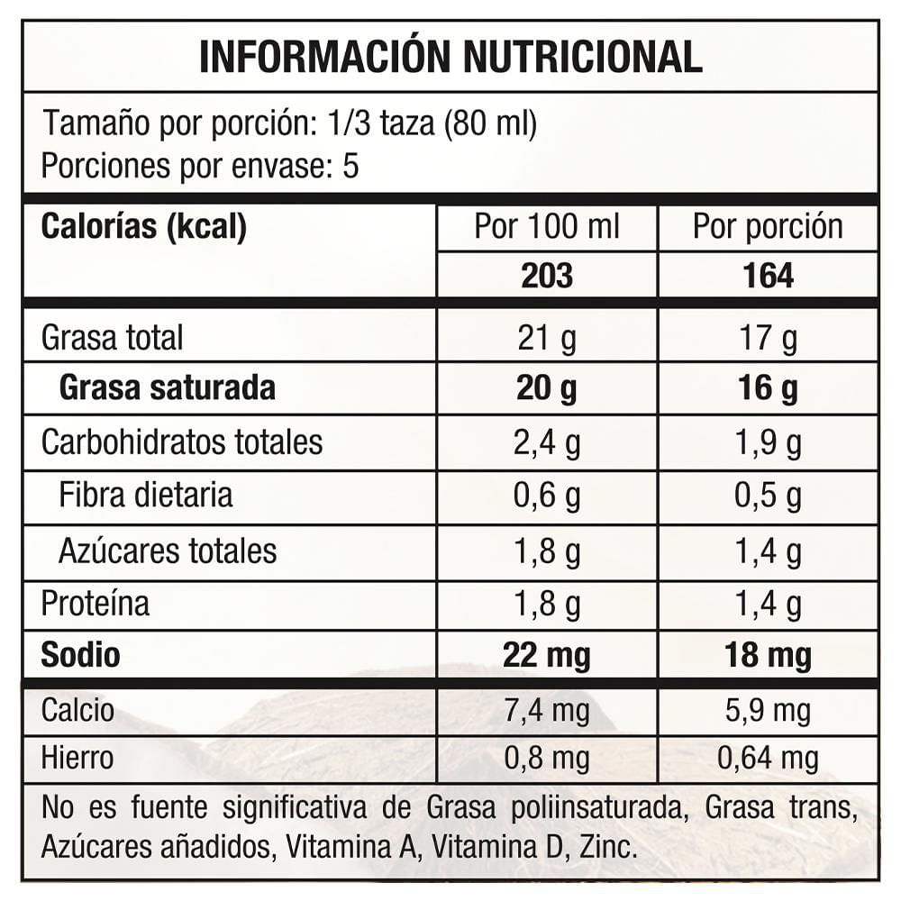 Crema de coco BEST CHOICE cremoso y suave (400  ml) img #2