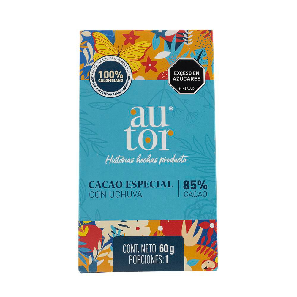Cacao AUTOR especial con uchuva (60  gr) img #1