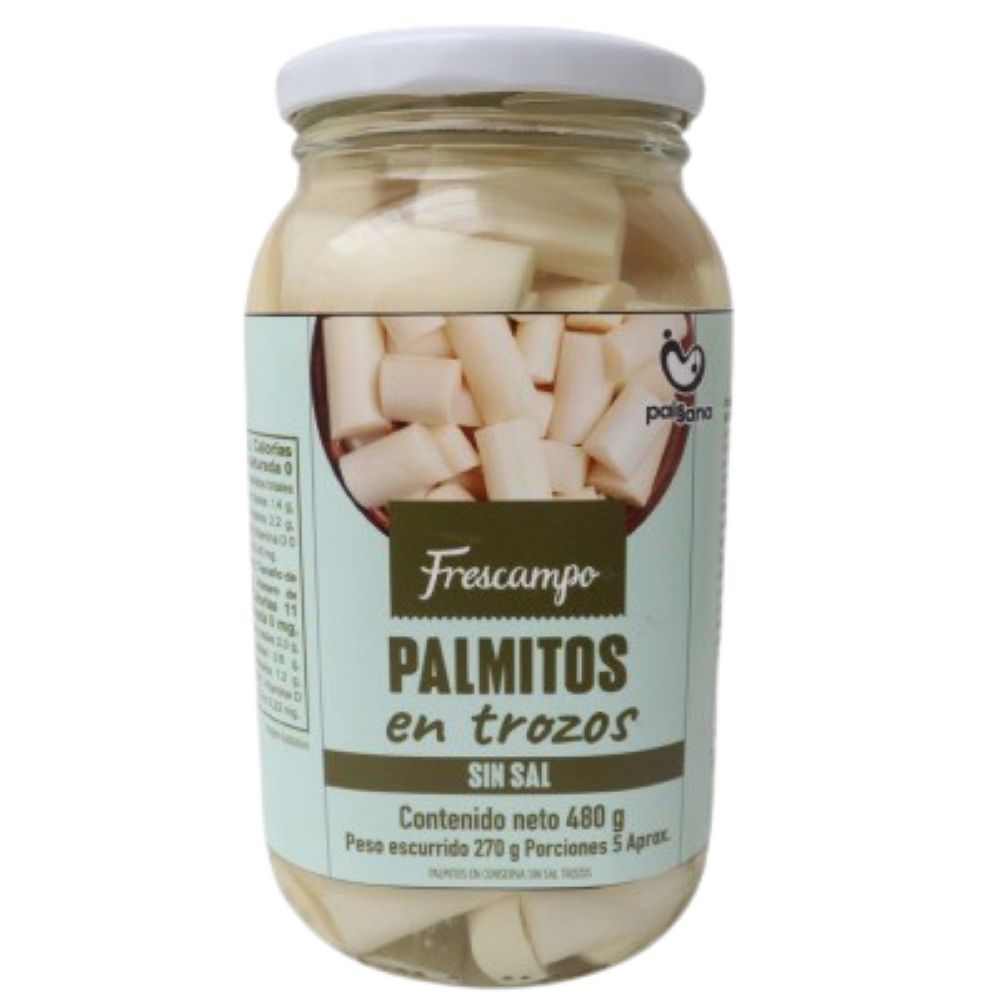 Palmitos FRESCAMPO en trozos (270  gr) img #1