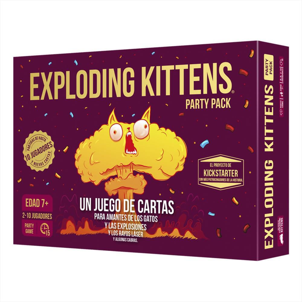 Exploding Kittens Party Pack Juego De Mesa img #1