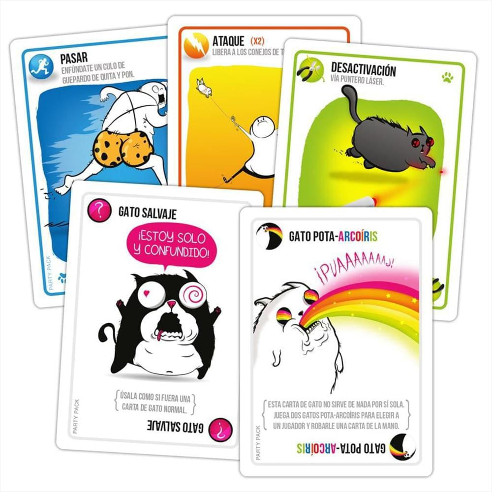 Exploding Kittens Party Pack Juego De Mesa img #2